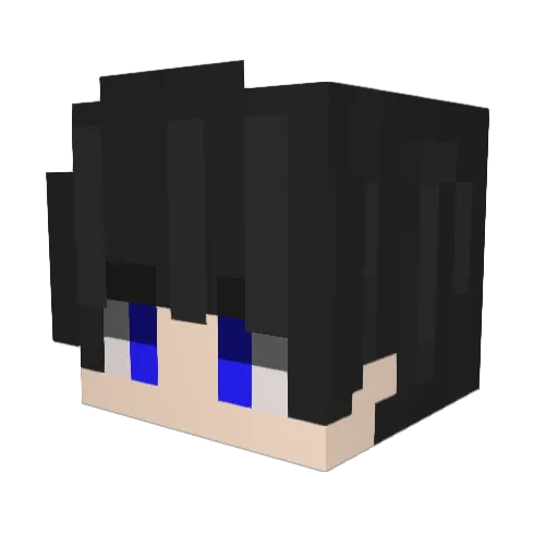 iEvilPotato Minecraft avatar head, 3D render