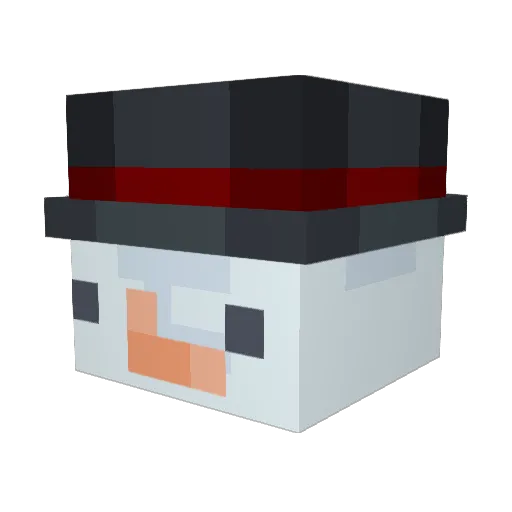 iEyad Minecraft avatar head, 3D render