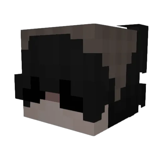 iFLEW_HERE Minecraft avatar head, 3D render