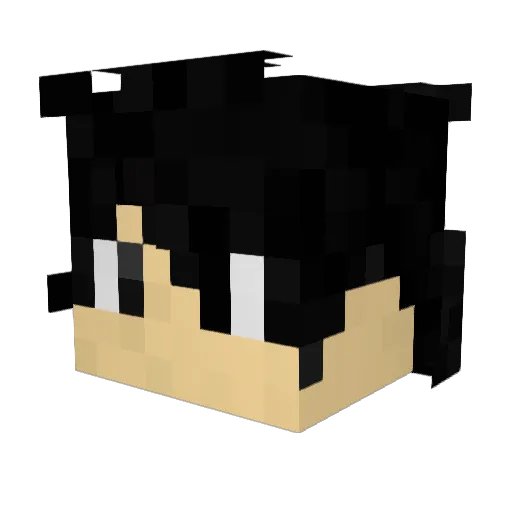 iFaLKzz Minecraft avatar head, 3D render