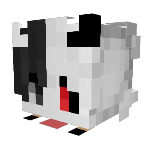 iFaxo Minecraft avatar head, 3D render