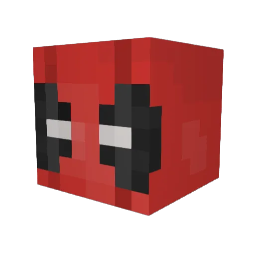iFearsomeZA Minecraft avatar head, 3D render