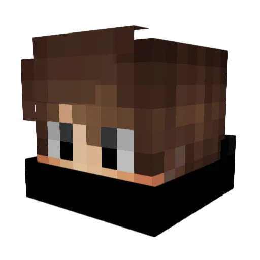 iFoooxx Minecraft avatar head, 3D render
