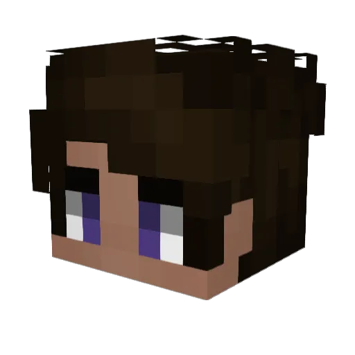 iFreanzy Minecraft avatar head, 3D render