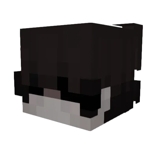 iFrenz Minecraft avatar head, 3D render