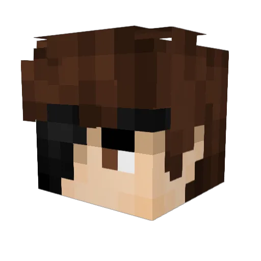 iFrenzy0 Minecraft avatar head, 3D render
