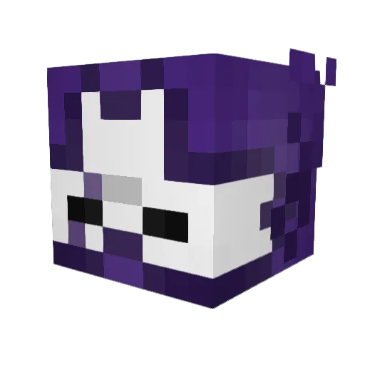 iFrog Minecraft avatar head, 3D render