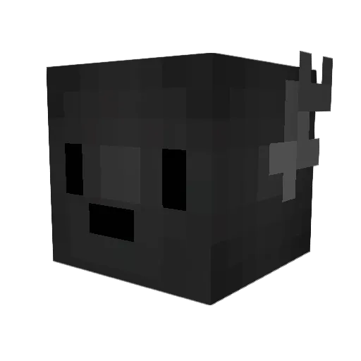 iFume Minecraft avatar head, 3D render