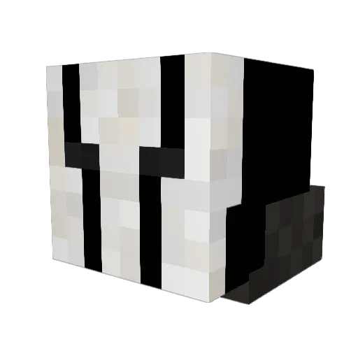 iFyniTy Minecraft avatar head, 3D render