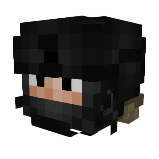 iGL_Merkz Minecraft avatar head, 3D render