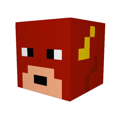 iGameFTW Minecraft avatar head, 3D render