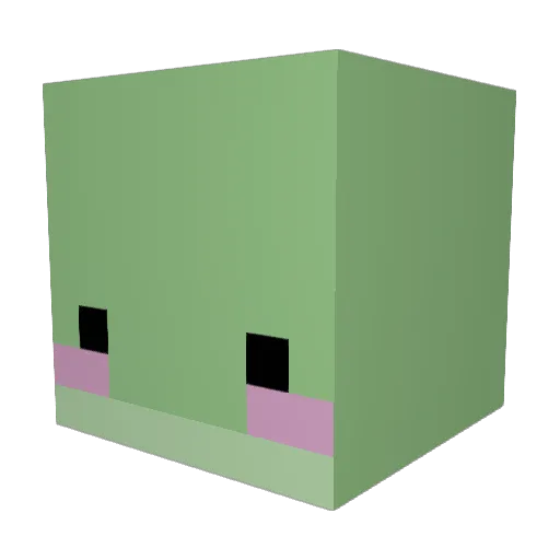 iGeekd Minecraft avatar head, 3D render