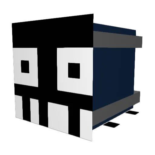 iGetWrecked Minecraft avatar head, 3D render
