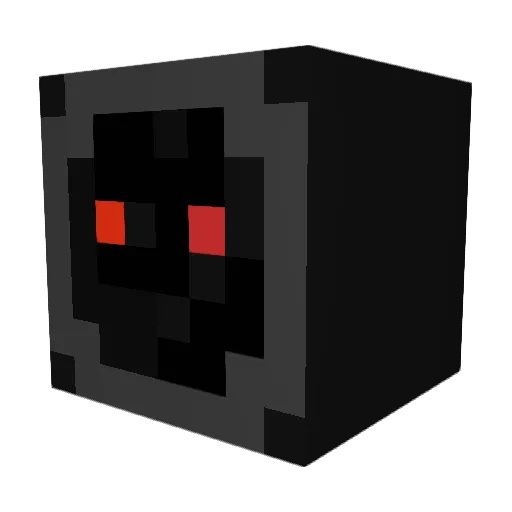 iGingar Minecraft avatar head, 3D render