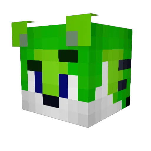 iGinge Minecraft avatar head, 3D render