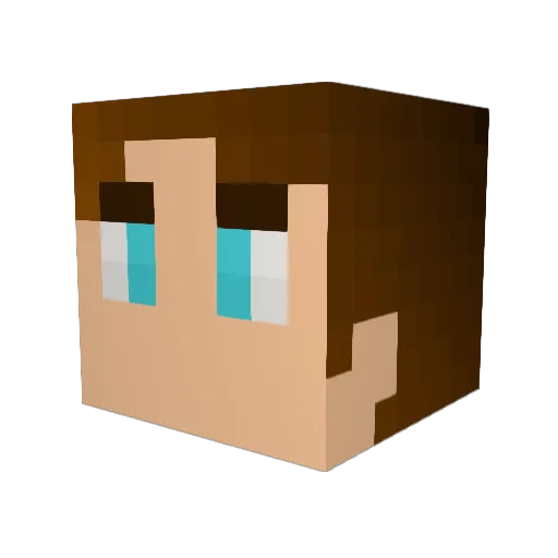 iGoForTheGlory Minecraft avatar head, 3D render