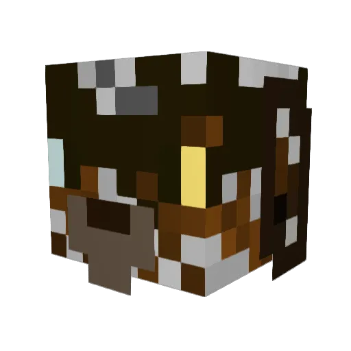 iGoatSnake Minecraft avatar head, 3D render