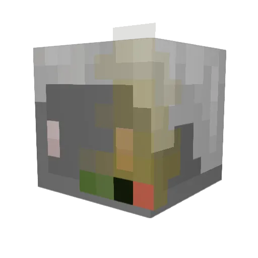 iGokhan Minecraft avatar head, 3D render