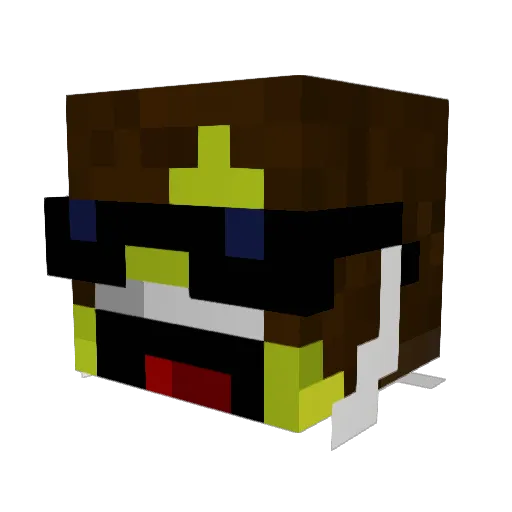iGonnaRofl Minecraft avatar head, 3D render