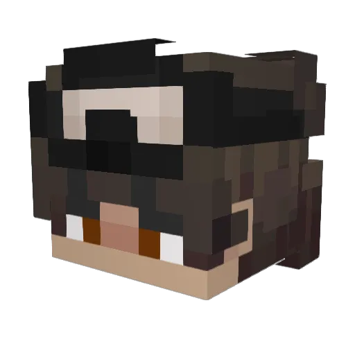 iGonx_01 Minecraft avatar head, 3D render