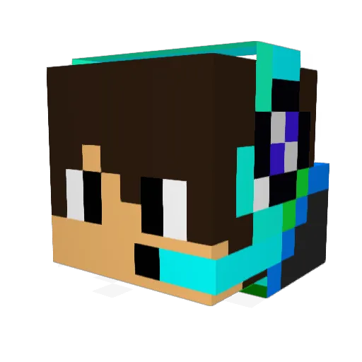iGriefer247 Minecraft avatar head, 3D render