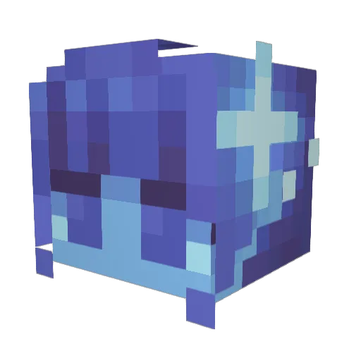 iGripXD Minecraft avatar head, 3D render