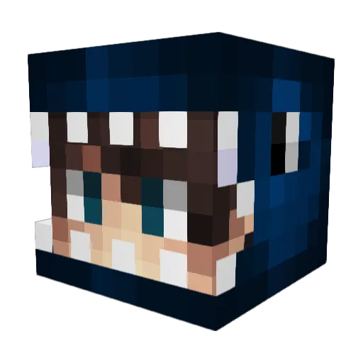 iGuizin_ Minecraft avatar head, 3D render