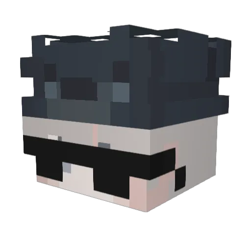 iGustavoC_ Minecraft avatar head, 3D render