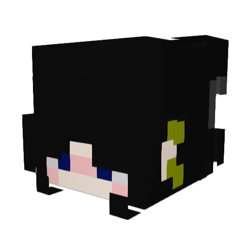 iH1drahh Minecraft avatar head, 3D render