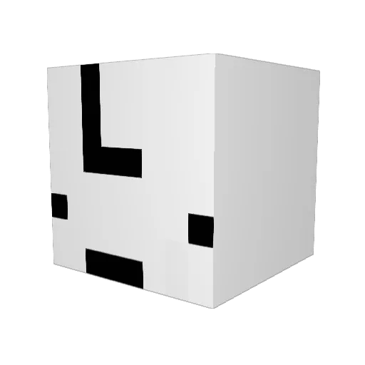iHackFortniteL Minecraft avatar head, 3D render