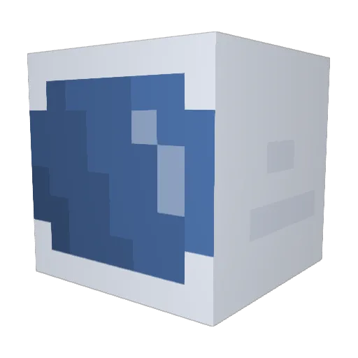 iHackz Minecraft avatar head, 3D render