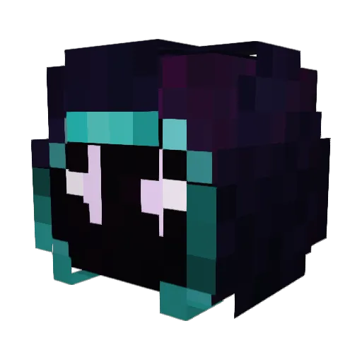 iHateHumansToo Minecraft avatar head, 3D render