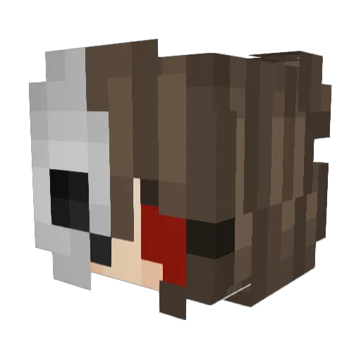 iHaveBieberFever Minecraft avatar head, 3D render