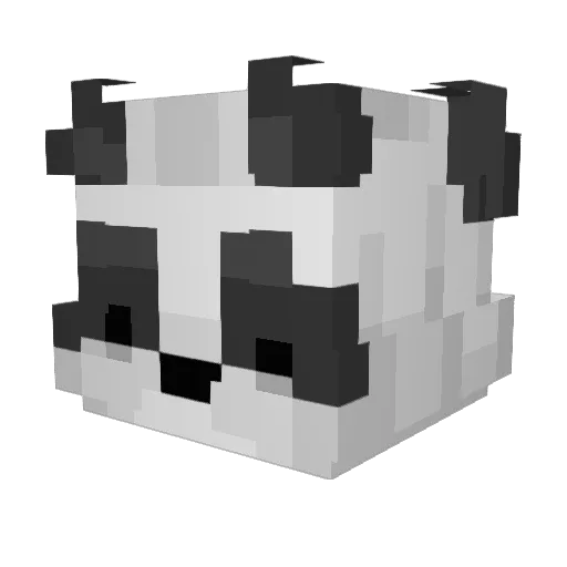 iHeartMegan Minecraft avatar head, 3D render