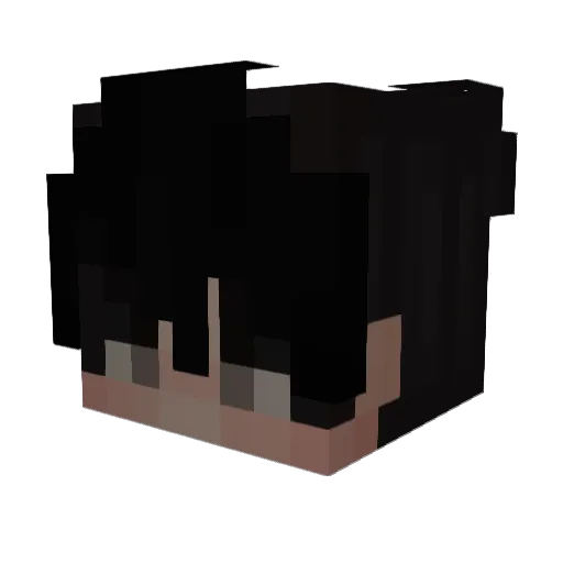 iHeka Minecraft avatar head, 3D render