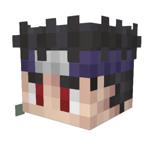 iHenyYT Minecraft avatar head, 3D render
