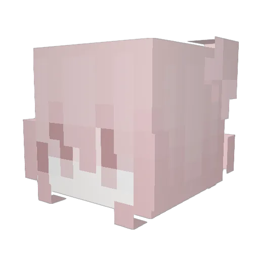 iHood Minecraft avatar head, 3D render