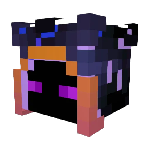 iHunterShadow Minecraft avatar head, 3D render
