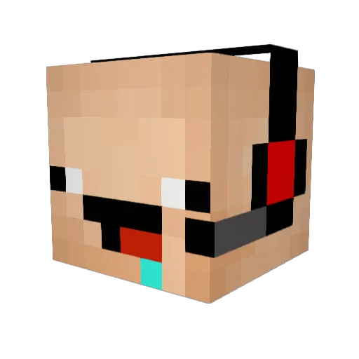 iHusoBey Minecraft avatar head, 3D render
