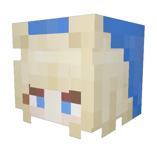 iIC2E Minecraft avatar head, 3D render