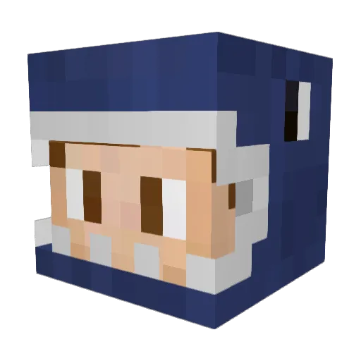 iIMrS6amx Minecraft avatar head, 3D render
