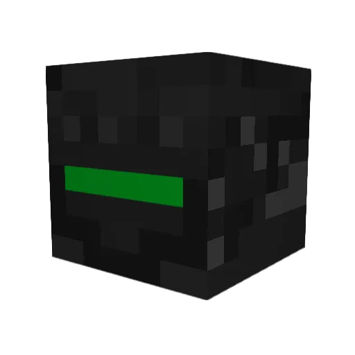 iINasSseRIix Minecraft avatar head, 3D render