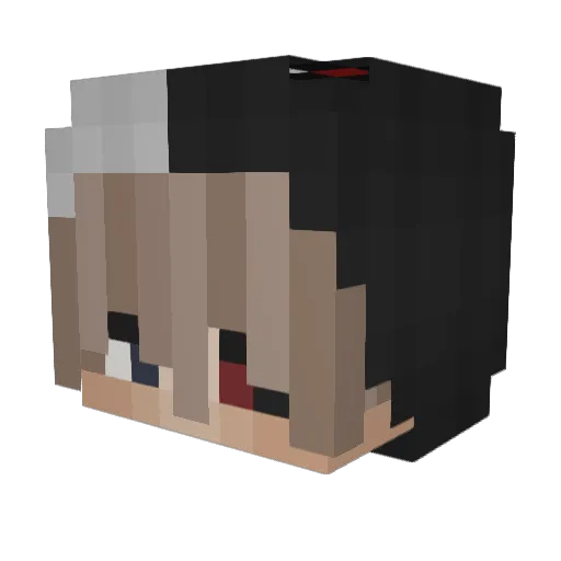 iJJajoy_ Minecraft avatar head, 3D render