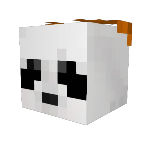 iJagz Minecraft avatar head, 3D render