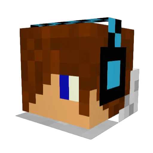 iJamieM Minecraft avatar head, 3D render