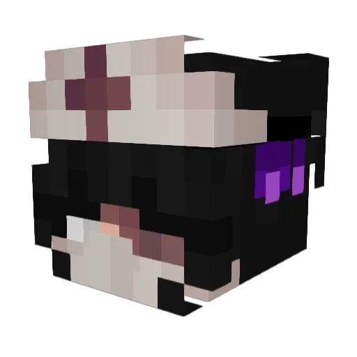 iJanna Minecraft avatar head, 3D render