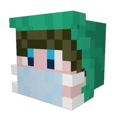 iJesterSwerlia Minecraft avatar head, 3D render