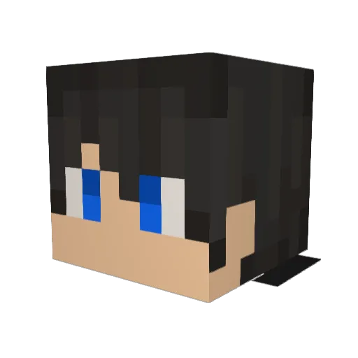 iJorb Minecraft avatar head, 3D render
