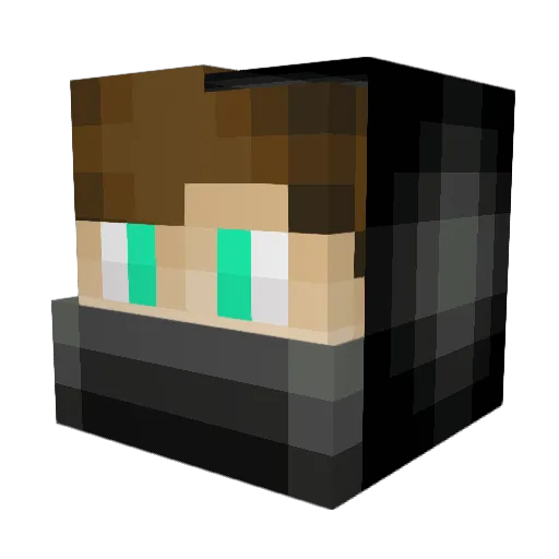 iJosho108 Minecraft avatar head, 3D render