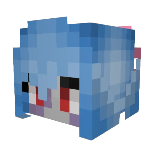 iJosueC Minecraft avatar head, 3D render